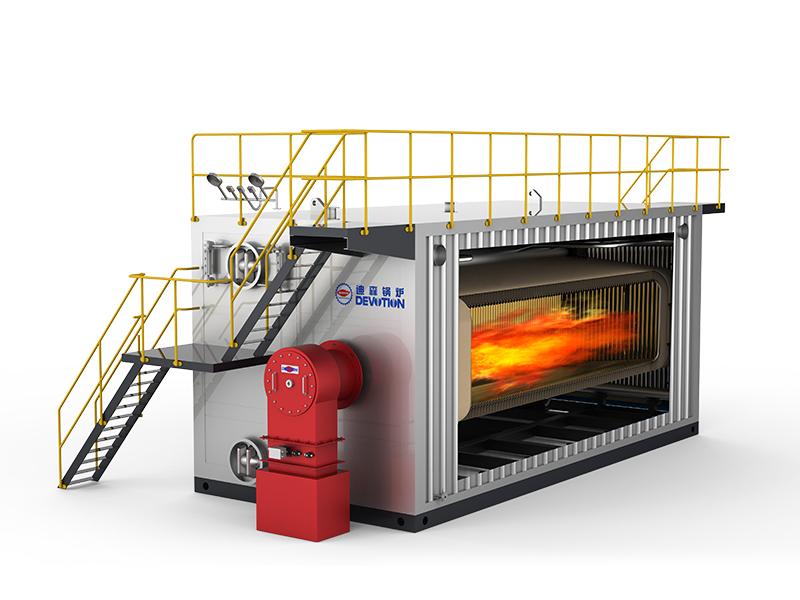 Газовый/топливный водотрубный котел насыщенного пара серии SZS